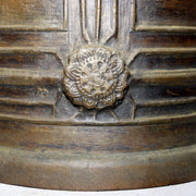 Japanese Antique Bronze Temple Bell Shinto Buddhist Taisho Period Shrine Suzu17