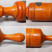 Japanese Vintage Wooden Hand Crank Tool Manual Massager Showa Era Craft VG4108