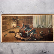 Japanese Print Book Yamato Sakura Samurai History Illustrated Story ASO4172