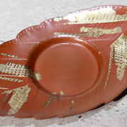 Japanese Bronze Silver Leaf Plates by Yoshimitsu Nishimura Takaoka doki w box4