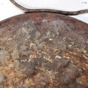 Japanese Antique Iron Gong (Dora)  Signed Ritual Mallet Yamagata Nanyo Kisshoten14