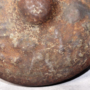 Japanese Antique Iron Gong (Dora)  Signed Ritual Mallet Yamagata Nanyo Kisshoten16