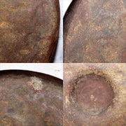 Japanese Antique Iron Gong (Dora)  Signed Ritual Mallet Yamagata Nanyo Kisshoten4