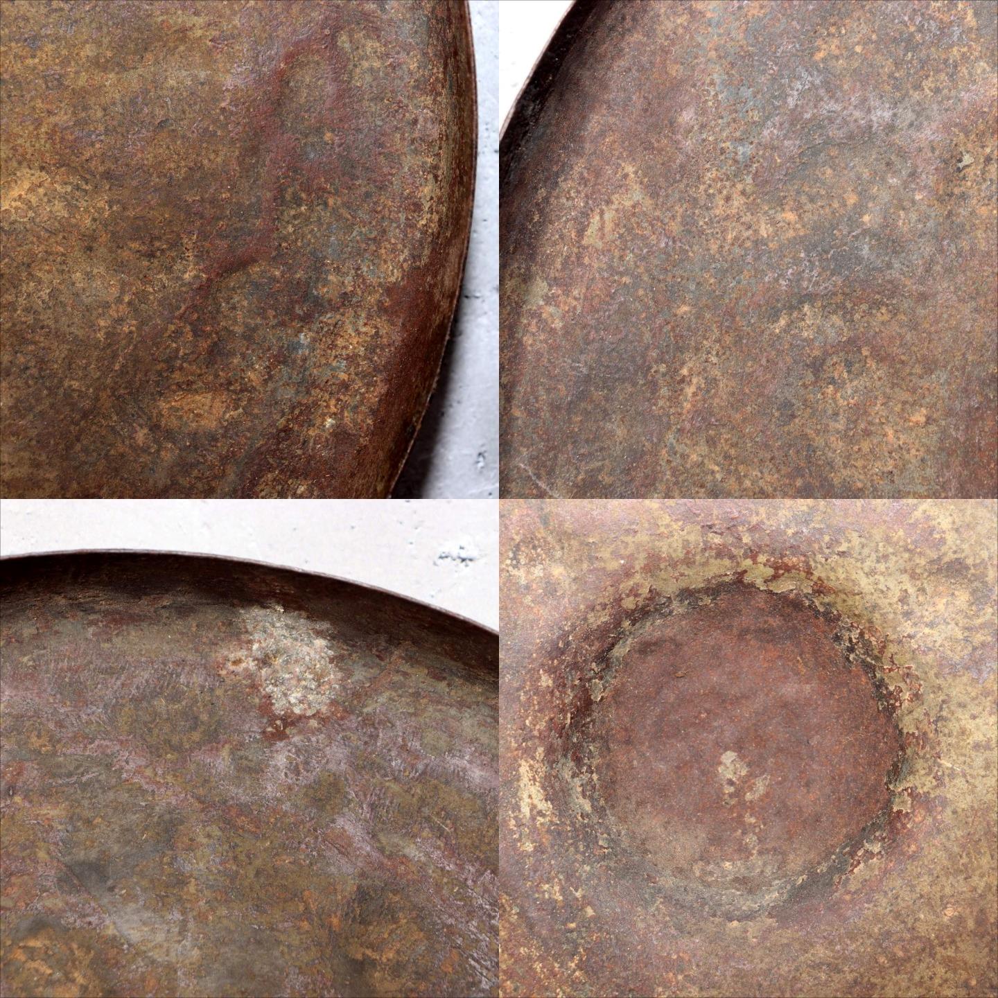 Japanese Antique Iron Gong (Dora)  Signed Ritual Mallet Yamagata Nanyo Kisshoten4