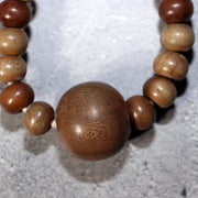 Japanese Antique Large Ritual Prayer Beads Counting Box Juzu Buddhist Set BT24214