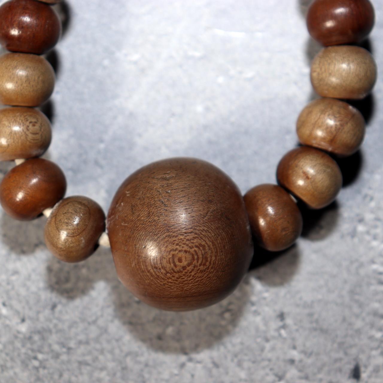 Japanese Antique Large Ritual Prayer Beads Counting Box Juzu Buddhist Set BT24214