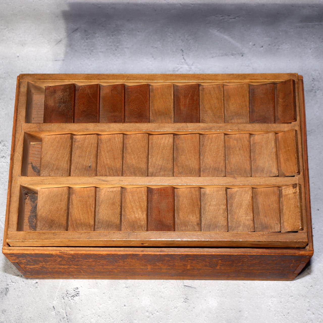 Japanese Antique Large Ritual Prayer Beads Counting Box Juzu Buddhist Set BT2425