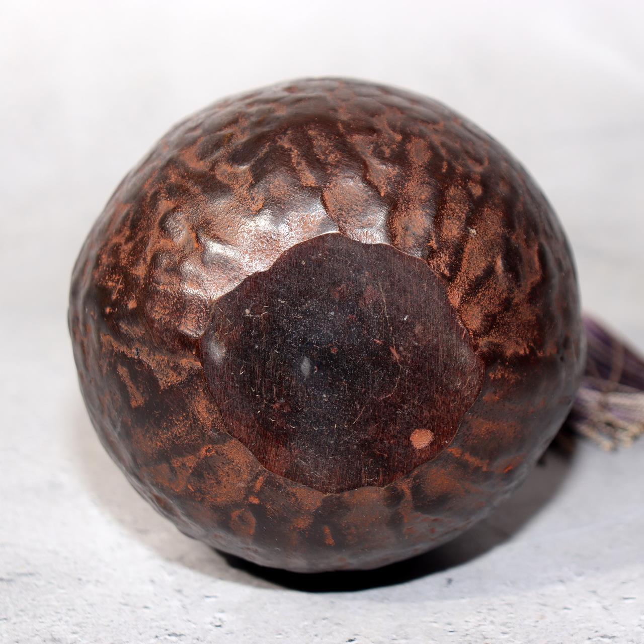 Japanese Bronze Gourd Shaped Vase by Tsunetaro Futagami with Stand Signed5