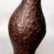 Japanese Bronze Gourd Shaped Vase by Tsunetaro Futagami with Stand Signed11