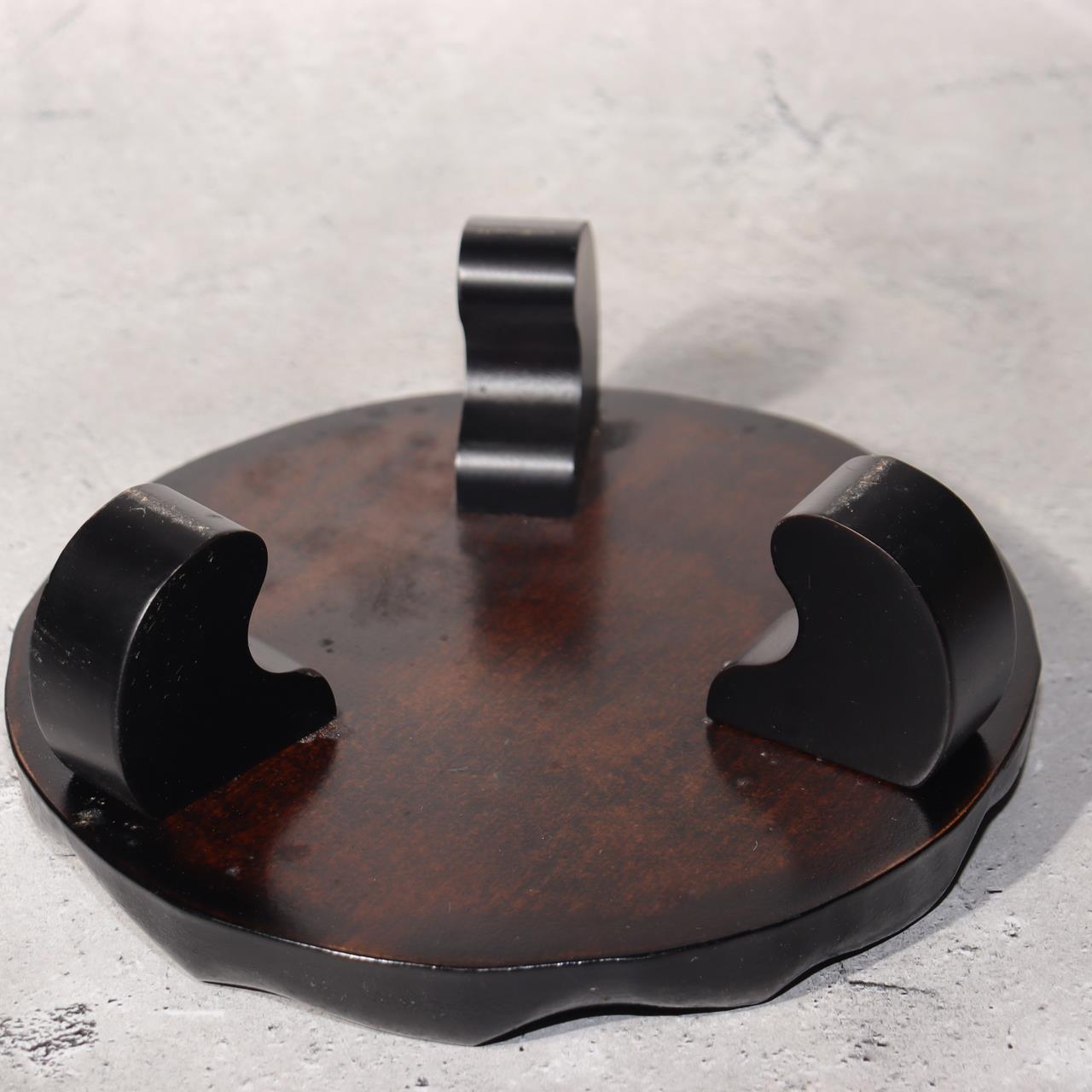 Japanese Bronze Gourd Shaped Vase by Tsunetaro Futagami with Stand Signed18