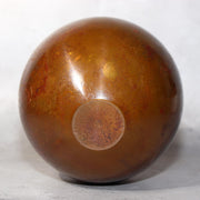 Japanese Bronze Flower Vase by Yoshihisa Hasegawa Signed with Box BV6966