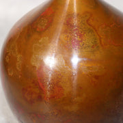 Japanese Bronze Flower Vase by Yoshihisa Hasegawa Signed with Box BV69613