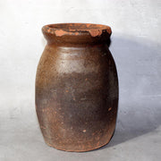 Japanese Antique Takotsubo Octopus Pot Clay Fishing Jar Mingei Folk Art PV2872