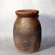 Japanese Antique Takotsubo Octopus Pot Clay Fishing Jar Mingei Folk Art PV2873