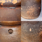 Japanese Antique Takotsubo Octopus Pot Clay Fishing Jar Mingei Folk Art PV2879