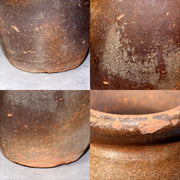 Japanese Antique Takotsubo Octopus Pot Clay Fishing Jar Mingei Folk Art PV2878