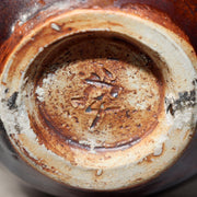 Japanese Seto Ware Vase Pottery Ceramic by Kato Shunto Signed w / Box PV28810