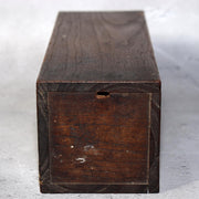 Japanese Antique Wooden Omikuji Fortune Sticks Box Shinto Shrine Temple Mingei6