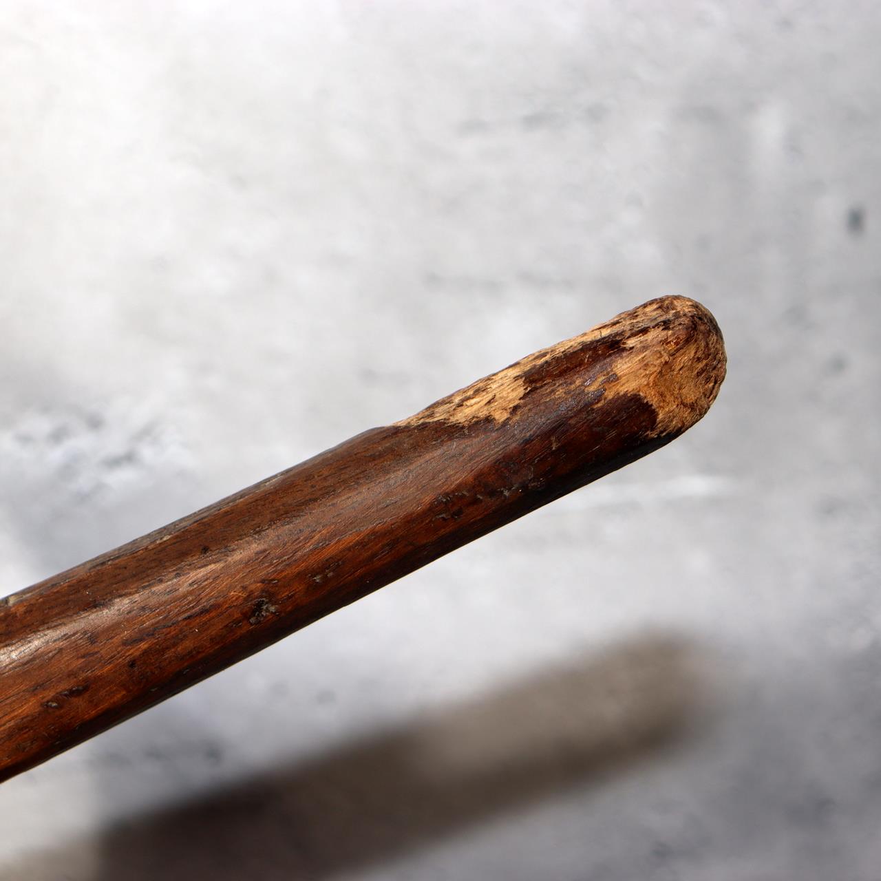 Japanese Antique Wooden Yagen & Ink Pot Medicine Grinder Mingei Folk Art Meiji16