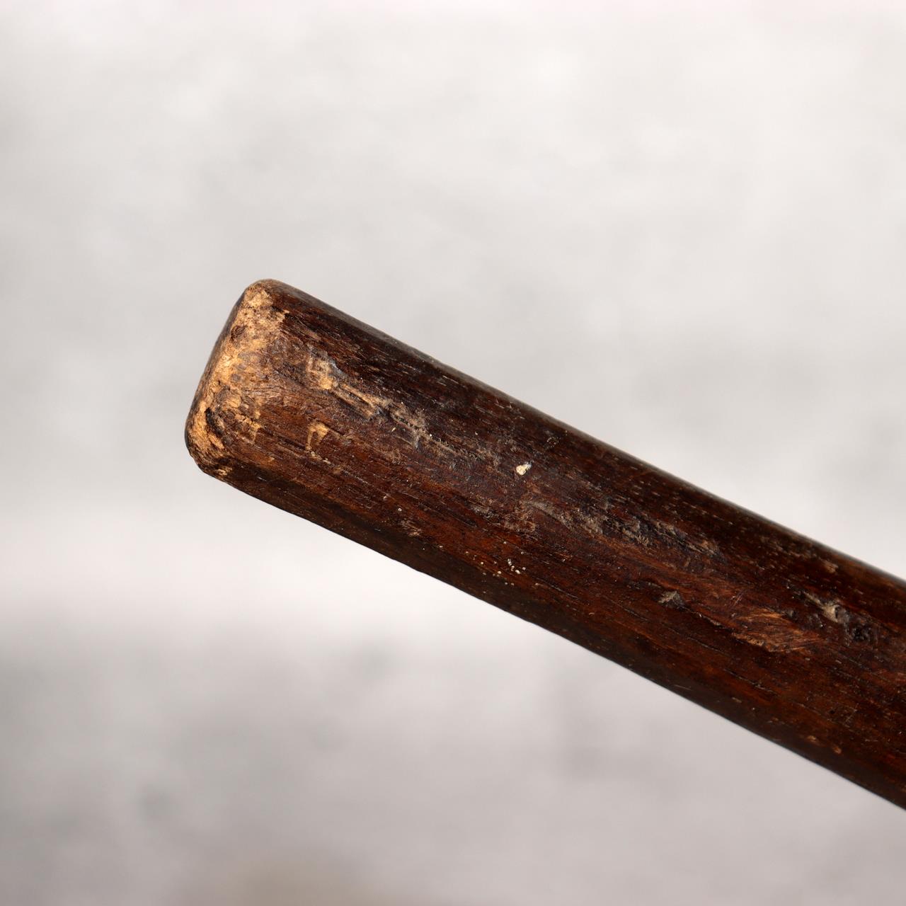 Japanese Antique Wooden Yagen & Ink Pot Medicine Grinder Mingei Folk Art Meiji17