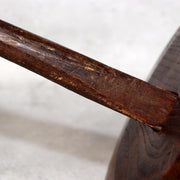 Japanese Antique Wooden Yagen & Ink Pot Medicine Grinder Mingei Folk Art Meiji18