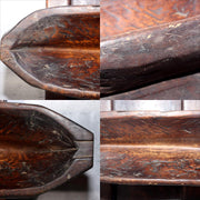 Japanese Antique Wooden Yagen & Ink Pot Medicine Grinder Mingei Folk Art Meiji3