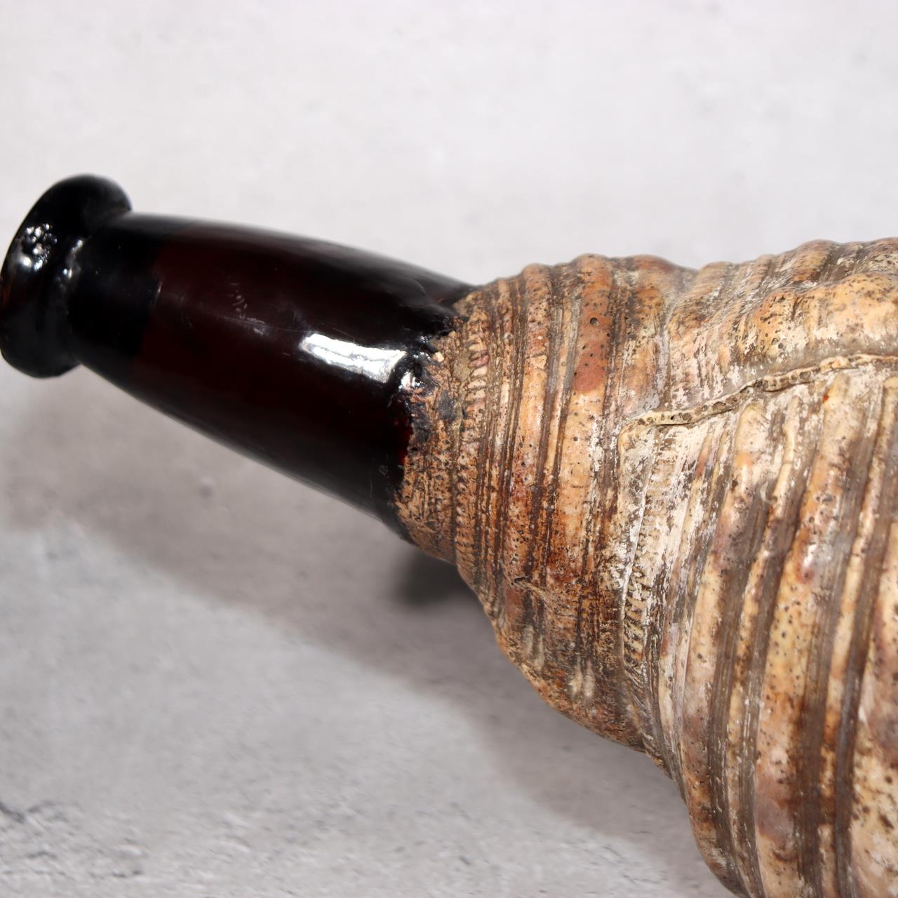 Japanese Vintage conch shell trumpet Horagai Yamabushi Shugendo Trumpet SG8718