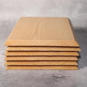 Japanese Wooden Flat Plates 12pc Set  Cedar Grain Serving Boards Sushi Kaiseki5