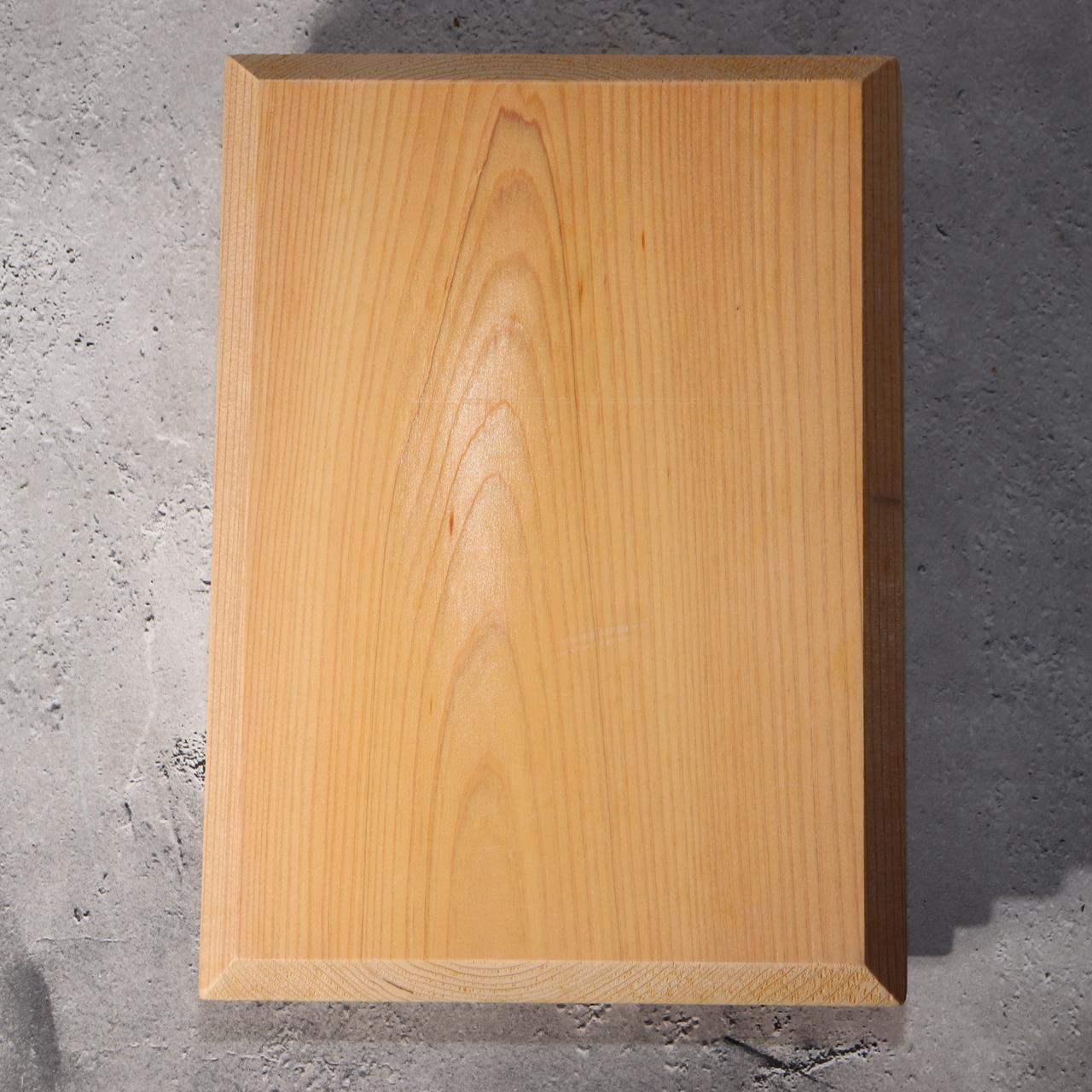 Japanese Wooden Flat Plates 12pc Set  Cedar Grain Serving Boards Sushi Kaiseki12