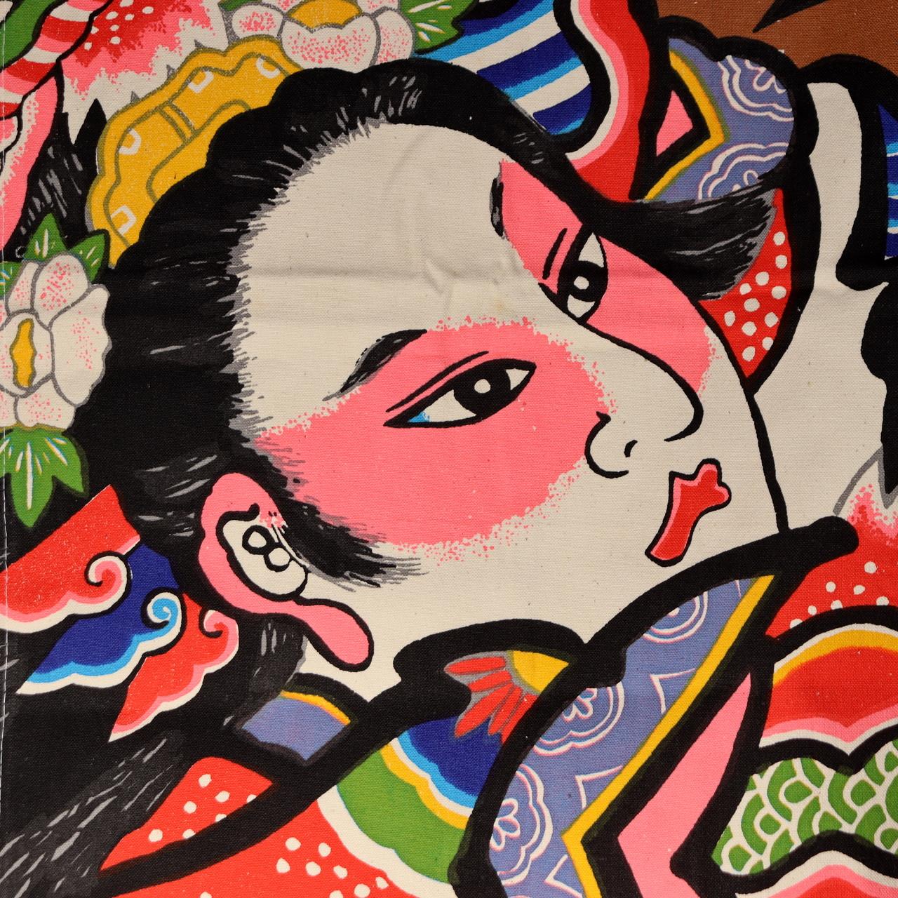 Japanese Noren Curtain Hirosaki Neputa Festival Samurai Art Tapestry Decor5