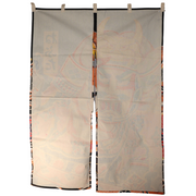Japanese Noren Curtain Aomori Nebuta Festival Samurai Art Tapestry Decor1