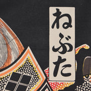 Japanese Noren Curtain Aomori Nebuta Festival Samurai Art Tapestry Decor4