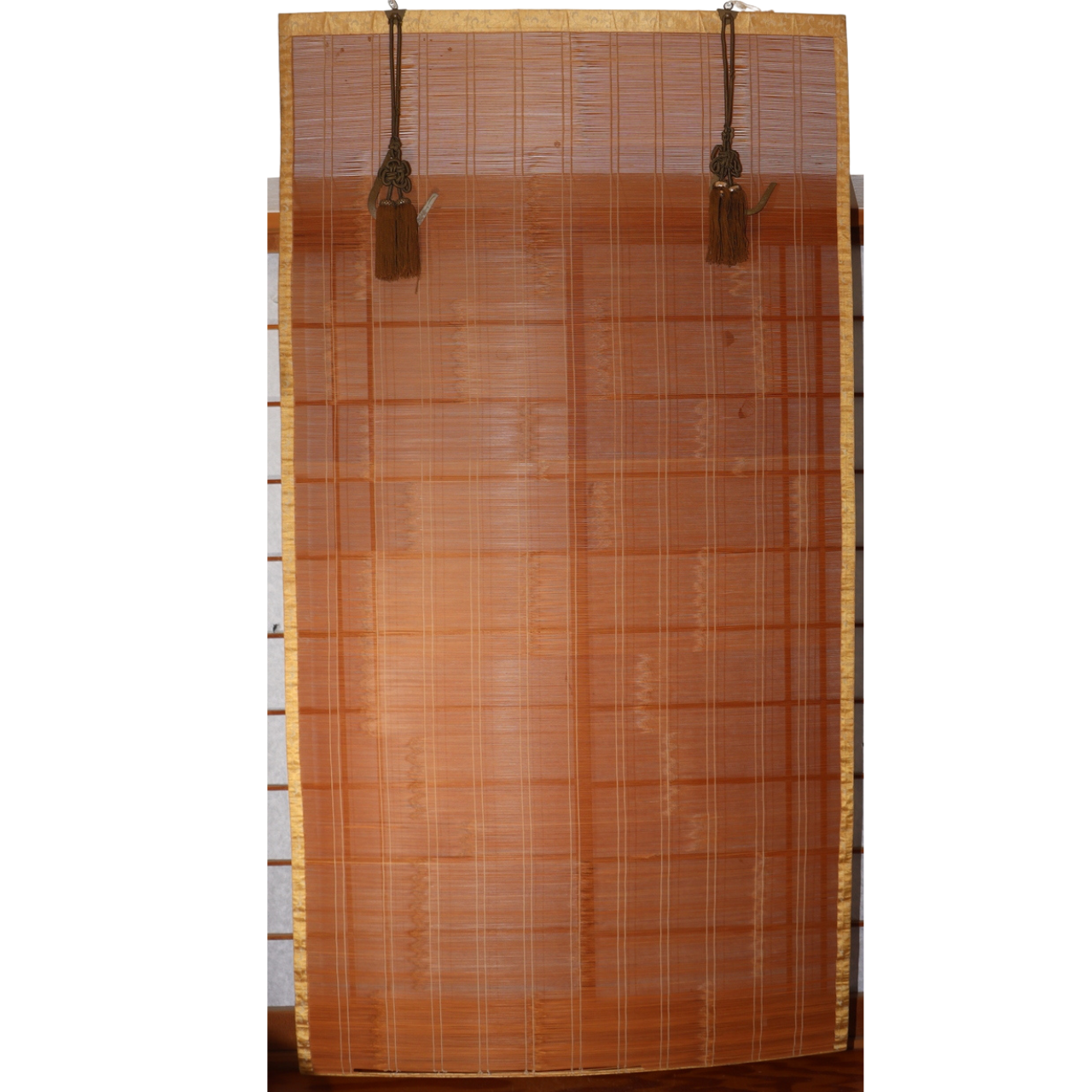 Japanese Bamboo Screen Sudare 2pc Set Vintage Sunshade Blinds Room Divider1