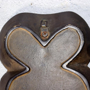 Japanese Bronze Owl Tray Plate Kojima Hiromu Signed Art Lucky Bird BOS98313