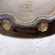 Japanese Bronze Owl Tray Plate Kojima Hiromu Signed Art Lucky Bird BOS98315