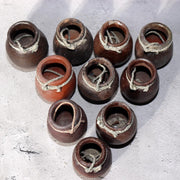 Japanese Antique Takotsubo 10pc Set Octopus Trap Pots Fishing Jar PV2911