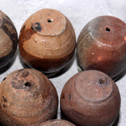 Japanese Antique Takotsubo 10pc Set Octopus Trap Pots Fishing Jar PV29111