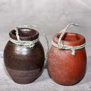 Japanese Antique Takotsubo 10pc Set Octopus Trap Pots Fishing Jar PV2914