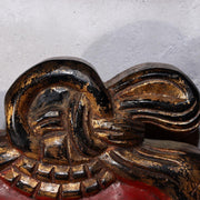 Japanese Antique Wooden Pharmacy Signboard Medicine Kanban Shinjusan WO4984