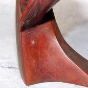 Japanese Bronze Statue Koi Fish Carp Rising Success Saegusa Sotaro Signed18