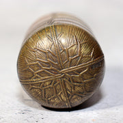 Japanese Antique Meiji Brass Box Kogo Tawara Rice Bale Ikoma Signed Metal4