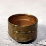 Japanese Antique Meiji Brass Box Kogo Tawara Rice Bale Ikoma Signed Metal9