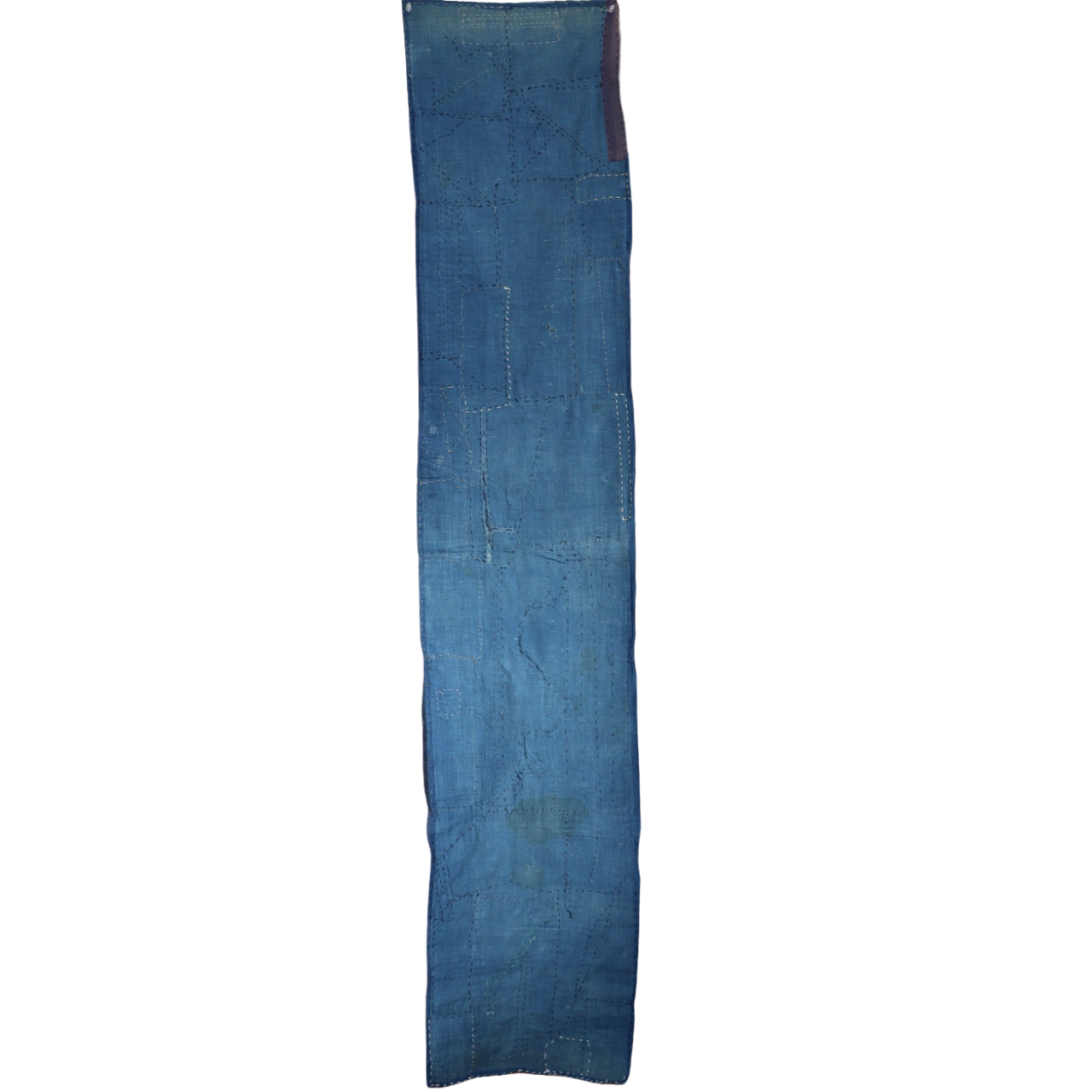 Japanese Antique Boro Fabric Indigo Cotton Sashiko Patchwork Folk Art BRKW1592