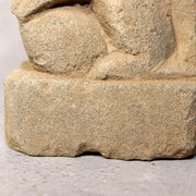 Japanese Antique Stone Fox Statue Pair Kitsune Inari Shinto Shrine Garden Decor14