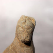 Japanese Antique Stone Fox Statue Pair Kitsune Inari Shinto Shrine Garden Decor22