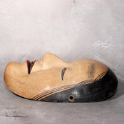 Japanese Wooden Noh Mask Koomote Fukai Female Hand Carved Signed Vintage10