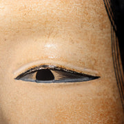 Japanese Wooden Noh Mask Koomote Fukai Female Hand Carved Signed Vintage17