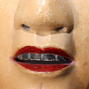 Japanese Wooden Noh Mask Koomote Fukai Female Hand Carved Signed Vintage6