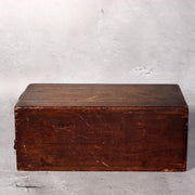 Japanese Antique Wooden Box Drawer Iron Hardware Storage Meiji Era WBX3392