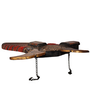 Japanese Antique wooden Samurai Kabuto Signboard Kanban Beer company WO4992